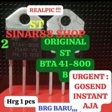 ST BTA41-800B BTA 41-800B 41-800 B SCR THRYSTOR ST ORIGINAL IGBT MOSFET IC AUDIO TR TRANSISTOR POWER