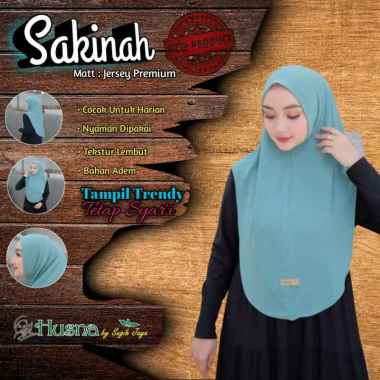 Jilbab Instan Husna Non Pad Bergo Sakinah Jersey Zara Premium Peanuts