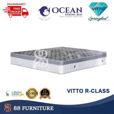 MATRAS | Fullset - Springbed Kasur OCEAN Vitto R Class Ruby Set 180x200 Matras Saja