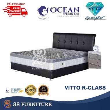 MATRAS | Fullset - Springbed Kasur OCEAN Vitto R Class Ruby Set 160x200 Full Set