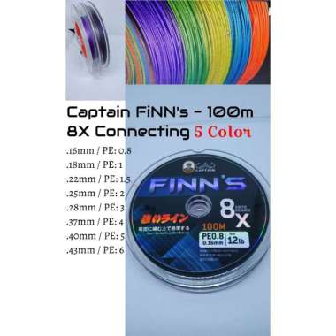 PE CAPTAIN FINNS 8X 100 M PE 4