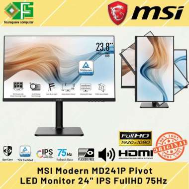 MSI Modern MD241P LED Monitor 24" IPS Flat 75Hz FullHD 1080 Pivot
