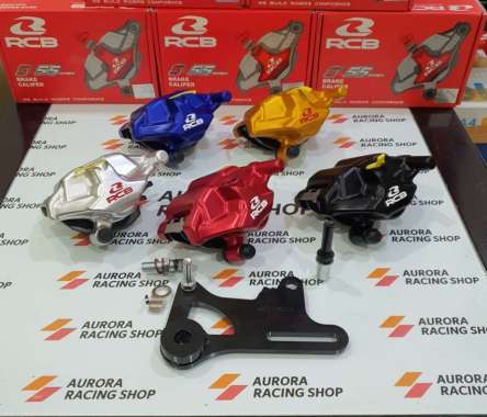 KALIPER BELAKANG RCB S55 SATRIA FU 150 & BREKET BLACK