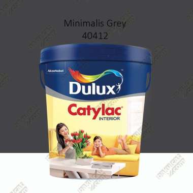 Cat Dinding Dulux Catylac Interior Netto 5 kg - Minimalis Grey 40412