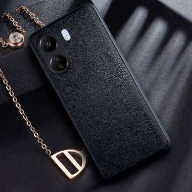 Casing Redmi 13C Case Leather Aioria Case Aioria Leather REDMI 13C BLACK