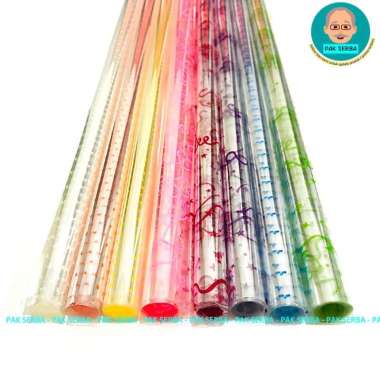 Plastik OPP Parcel Kado Tebal 40 mikron / Bening Motif 98 x 80 cm Hijau