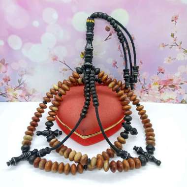 tasbih tijani kayu bajakah kombinasi kelor hitam h360