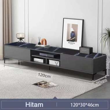 Rak TV - Meja TV - 160cm meja Tv - Baru 120CM Hitam