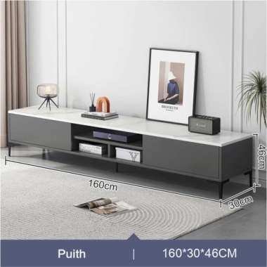 Rak TV - Meja TV - 160cm meja Tv - Baru 160CM Putih