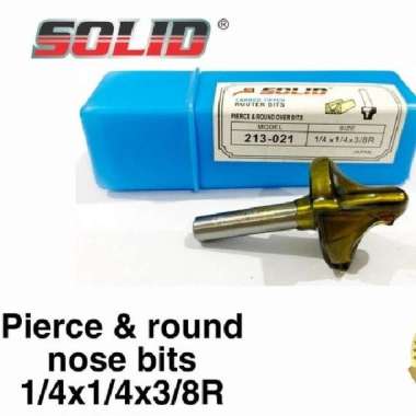 Mata router mata profil 213-021 SOLID pierce round nose bit
