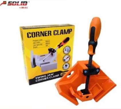 Corner clamp swing jaw klem kayu sudut siku SOLID