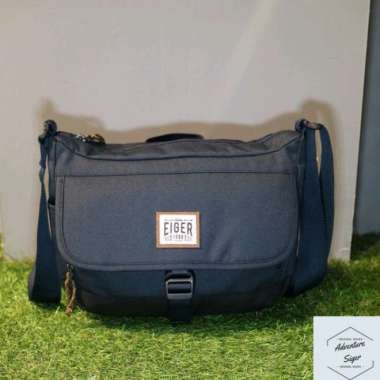 Eiger Roudtrip Shoulder Bag Blue Tas Selempang 6681 Tas Samping Pria blue