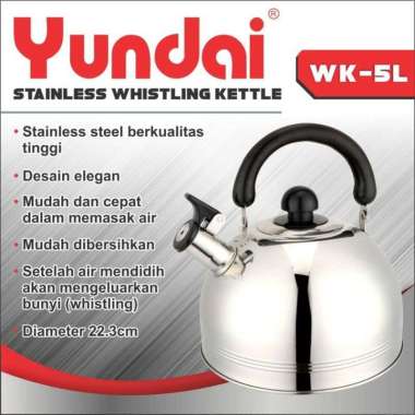 Yundai Teko Whistling Ketle WK-5L Teko Siul Ceret Memasak Air Yundai WK 5L