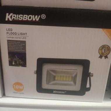 Lampu sorot/lampu tembak/Led /Krisbow Kuning - 10 Watt