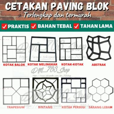 Cetakan Paving Block DIY mempermudah Paving Blok Cetakan Jalan Teras BENTUK LEBAH
