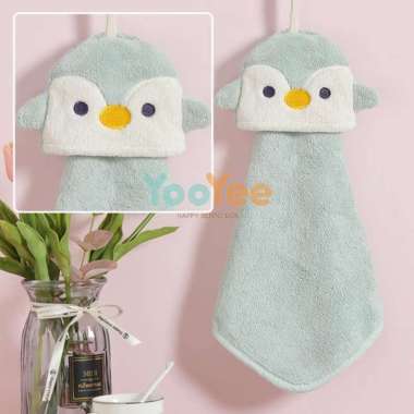 Yooyee Serbet Lap Tangan Lucu Karakter / Serbet Kartun / Lap Tangan Gantung Cartoon Unik PENGUIN BIR