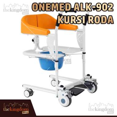 Onemed ALK-902 Kursi Roda Transfer Wheelchair Commode Chair Mandi BAB