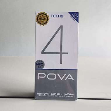 Tecno Pova 4 RAM 8+6/128GB GRS RESMI tecno indonesia 13 bulan grey