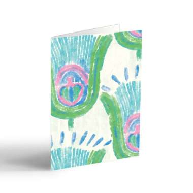 Capricorn Design Kartu Ucapan / Blank Card Batik CL 045