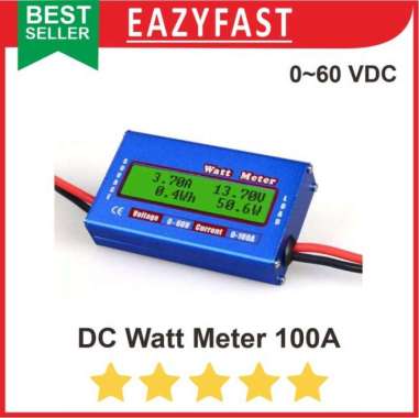 Volt Ampere Watt Meter 60V DC 100A 100 A Digital Power Tester Analyzer