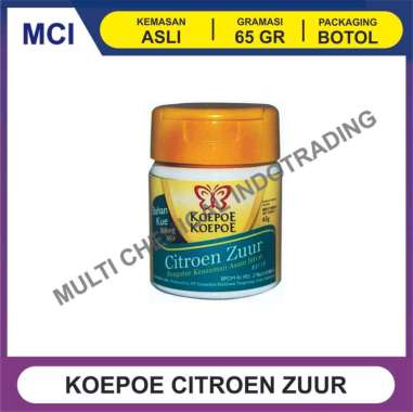 CITROEN ZUUR KOEPOE KOEPOE 65 GR / KUPU KUPU / CITRUN / CITRIC ACID