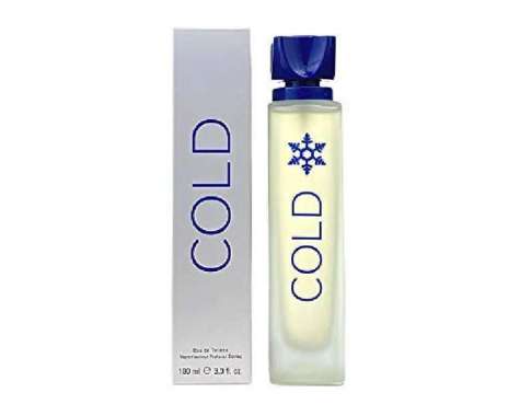 Benetton Cold By 3oz Edt Spray New In Box for Men