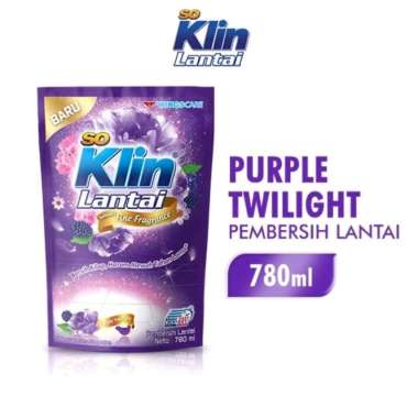Promo Harga So Klin Pembersih Lantai Purple Twilight 780 ml - Blibli