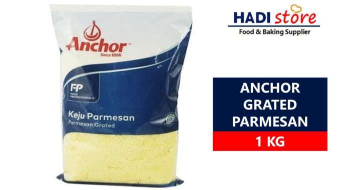 ANCHOR KEJU BUBUK PARMESAN - GRATED PARMESAN CHEESE - 1 KG
