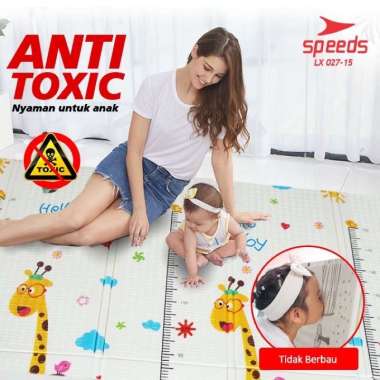 Karpet Lipat SPEEDS Playmat Bayi 180x200 cm Matras Bayi Playmat Foam Lipat 027-15 Dengan tas O 8mm