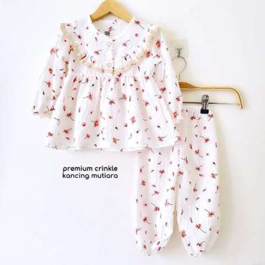 SET CRINKLE AYAKA 6-12 bulan white