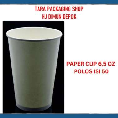 PAPER CUP 6,5 OZ POLOS ISI 50