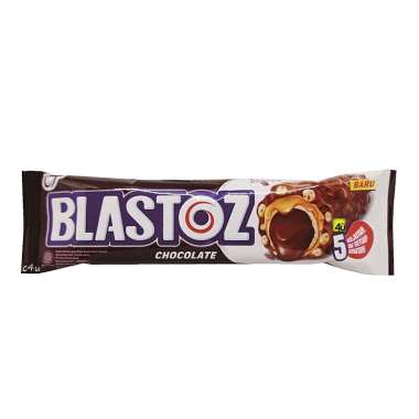 BLASTOZ - Chocolate Crispy Caramel Wafer Roll - 24gr CHOCOLATE