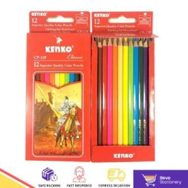 Kenko Pencil Colour 12 Warna Panjang