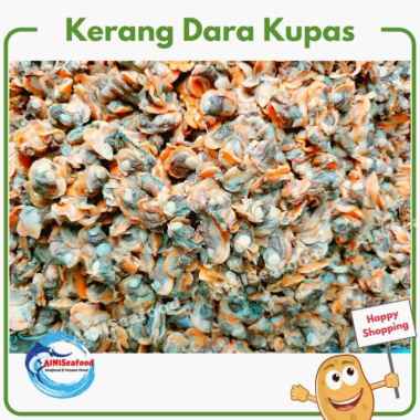 Daging kerang dara kupas segar fresh clam oyster meat surabaya - 500 gr 500 gr - FRESH