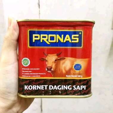 PRONAS kornet beef 340g / Pronas corned daging sapi kaleng 340g