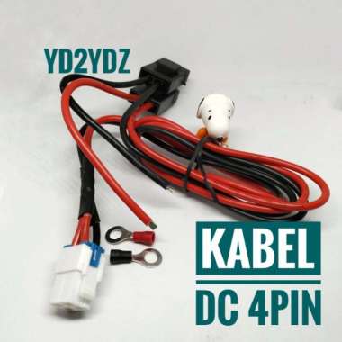 kabel power dc 4pin radio hf ssb ts480 ts480hx ts480sat ts590s ic7000 ic7100 ic7300 ic7600 ic7600 ft