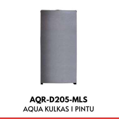 KULKAS AQUA AQR-D205-MLS/MDS 165 LITER 71 WATT +RODA