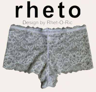 Boxer Rheto White Lace Flower S
