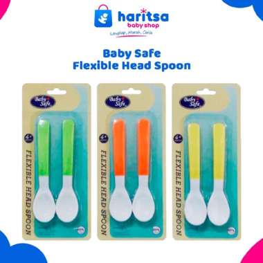 Baby Safe Flexible Head Spoon / SENDOK MAKAN BAYI