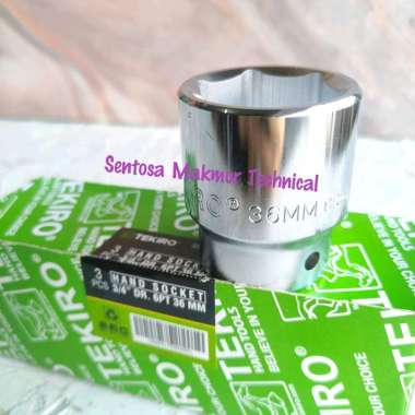 TEKIRO 3/4" 36 MM Mata Kunci Sock Sok Soket Shock 36mm 6PT 12PT 6PT