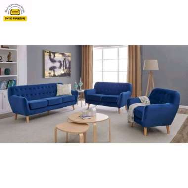 IDEA - kursi sofa kayu jati fullset 321 sofa ruang tamu