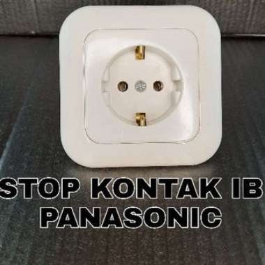 STOP KONTAK SINGLE NON CP PUTIH PANASONIC