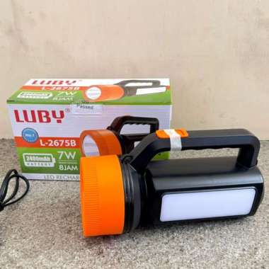 Senter Emergency Luby LED RECHARGEABLE HANDLIGHT L-2675B