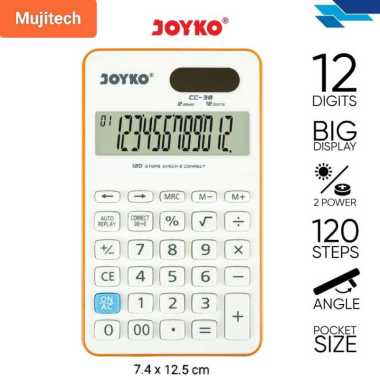 JOYKO KALKULATOR MINI SAKU KECIL CALCULATOR CC-38 12 DIGITS