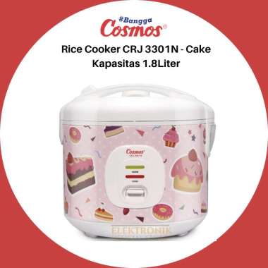 COSMOS RICE COOKER CRJ-3301N - Cake / COSMOS 1.8L CRJ3301N C / CRJ 3301 N biru