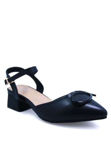 FLY SHOES 5742 Deiondra Sepatu Sandal Wanita Heels 41 Black