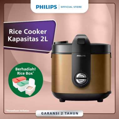 PHILIPS HD3138/34 Rice Cooker Analog [2 L] - Gold - 400 W
