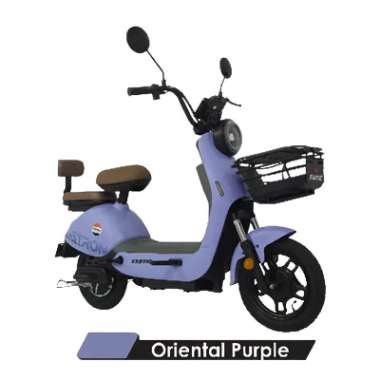 Sepeda Listrik Exotic Fastron Garansi Resmi - Grandivo Oriental Purple