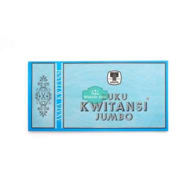 Buku Kuitansi Jumbo Anata 1990 12x24cm 50 Lembar Stok Lama - 1 Buku