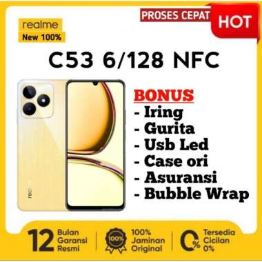Realme C53 6/128 GB Garansi Resmi C53 6/128 Gold